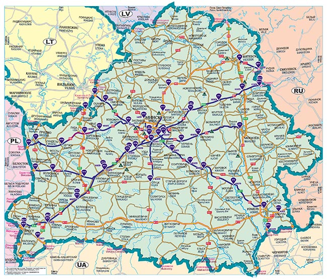 В Беларуси транзитным водителям определены сроки и маршруты