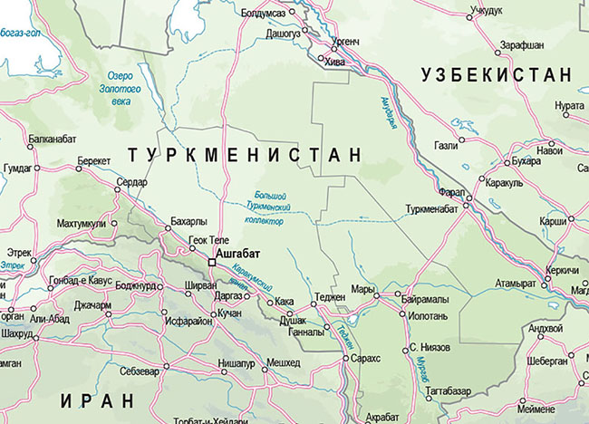 Граница Туркменистана закрыта для грузовиков