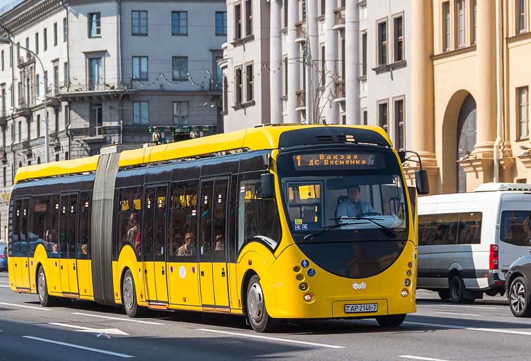 В Минске прибавится выделенных полос для общественного транспорта