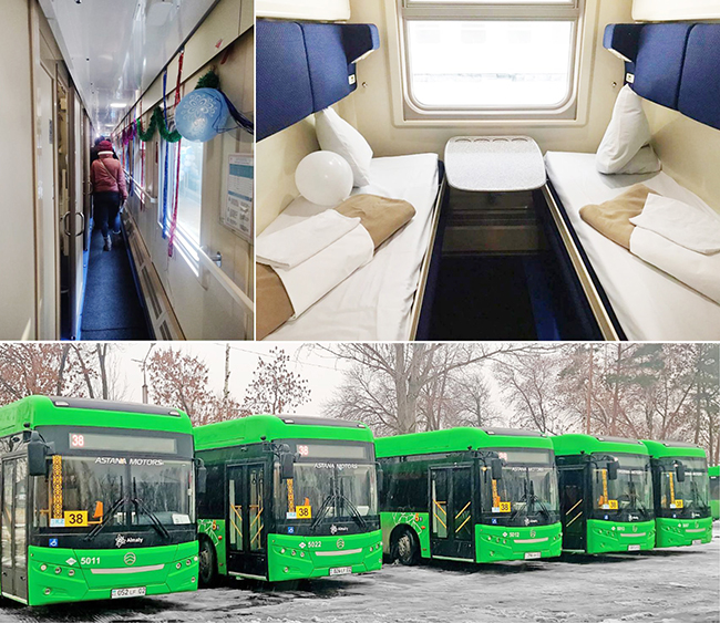 Казахстан изготовил свои автобусы и вагоны