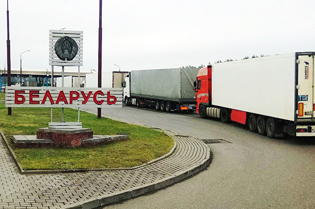 2,3 млн грузовых транспортных средств проследовало через Беларусь