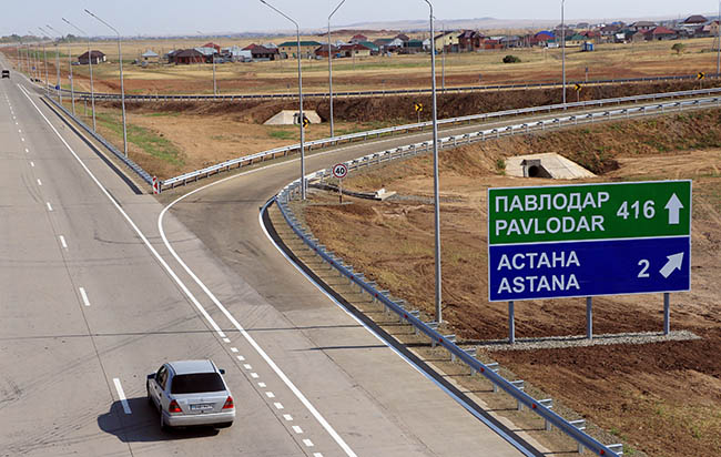 Введение платной системы на семи участках автодорог Казахстана